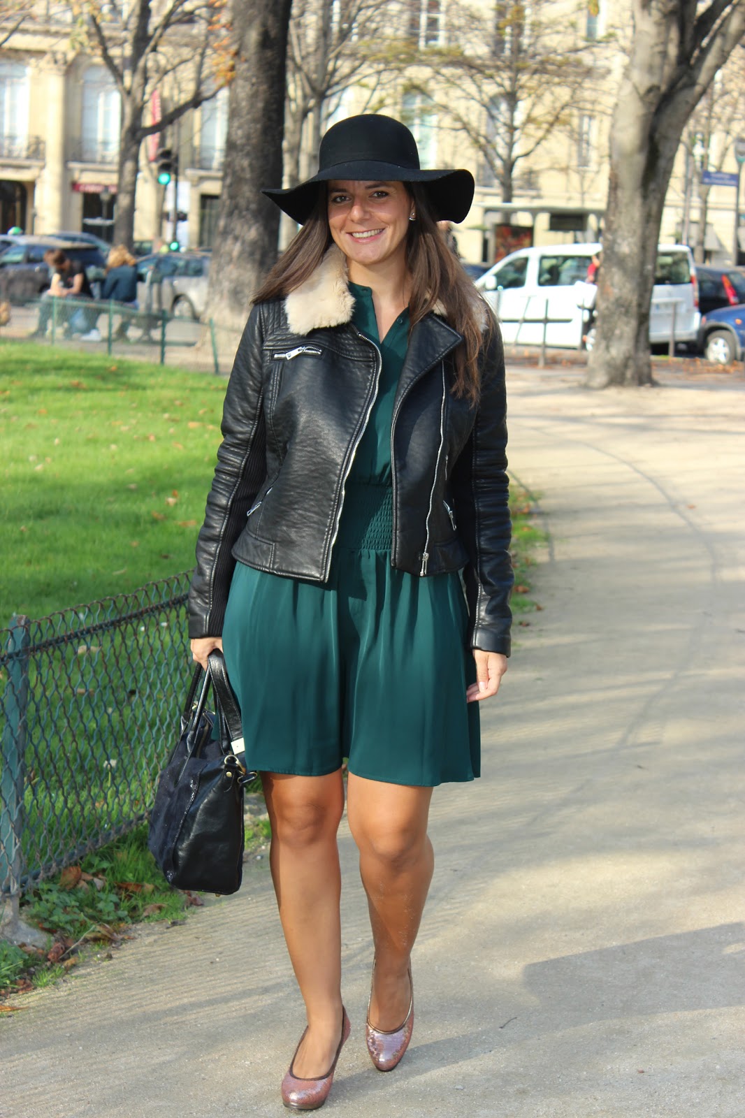 robe verte veste