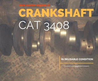 crankshaft, ship machineryl, used, recondition,reusable, cat 3408, engine, motor, sale, 