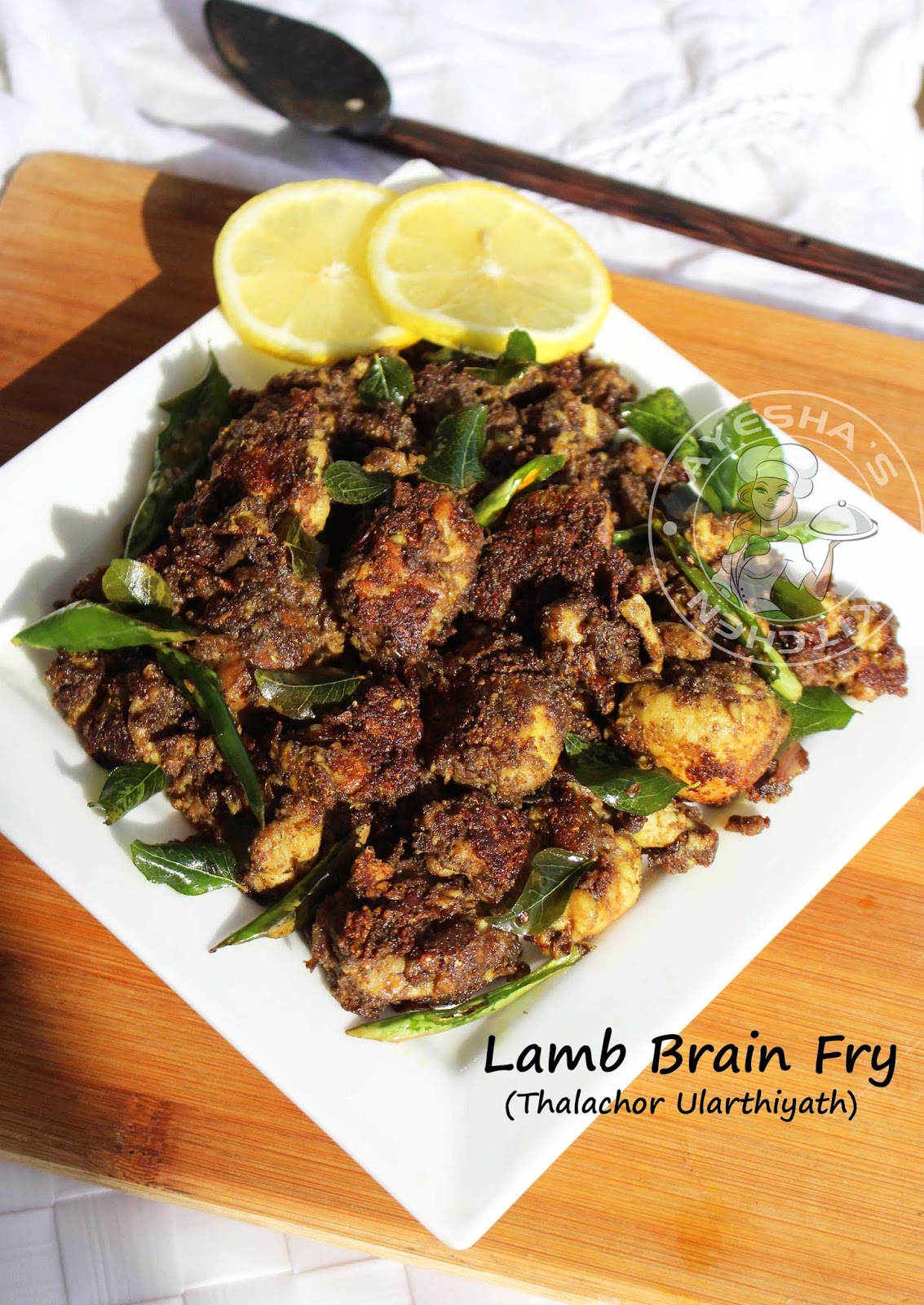 LAMB RECIPES LAMB BRAIN PEPPER FRY