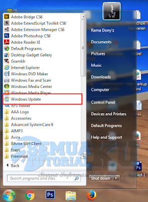 Cara Menghentikan Windows Auto Update di Windows 7