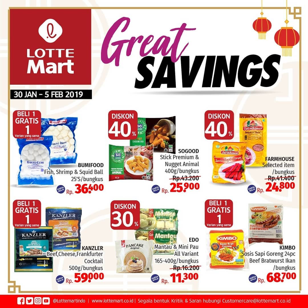 #LotteMart - #Promo #Katalog Great Sale Periode 30 Jan - 05 Feb 2019