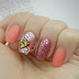 Roses and butterfly nails / Model de unghii cu fluturas
