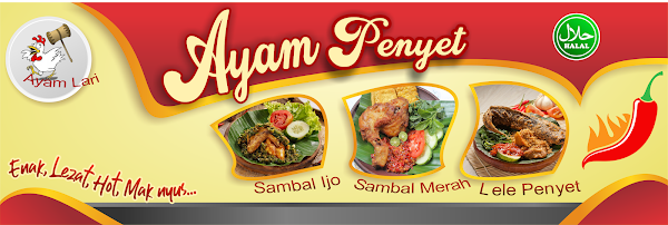 DESAIN SPANDUK GRATISAN AYAM PENYET DESAIN SPANDUK GRATISAN AYAM PENYET