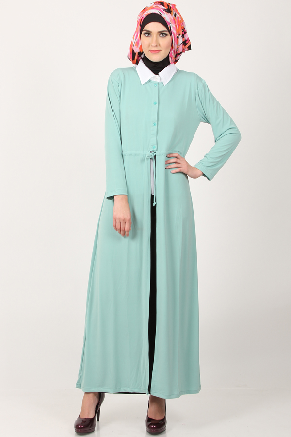 model cardigan muslimah modis  elegan