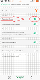 Cara Menampilkan Presentase Baterai Oppo All Series
