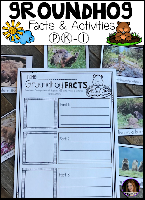 This unit includes real photos, sorting labels, All About Groundhog’s large group book, comprehension pages and voting and graphing materials.
