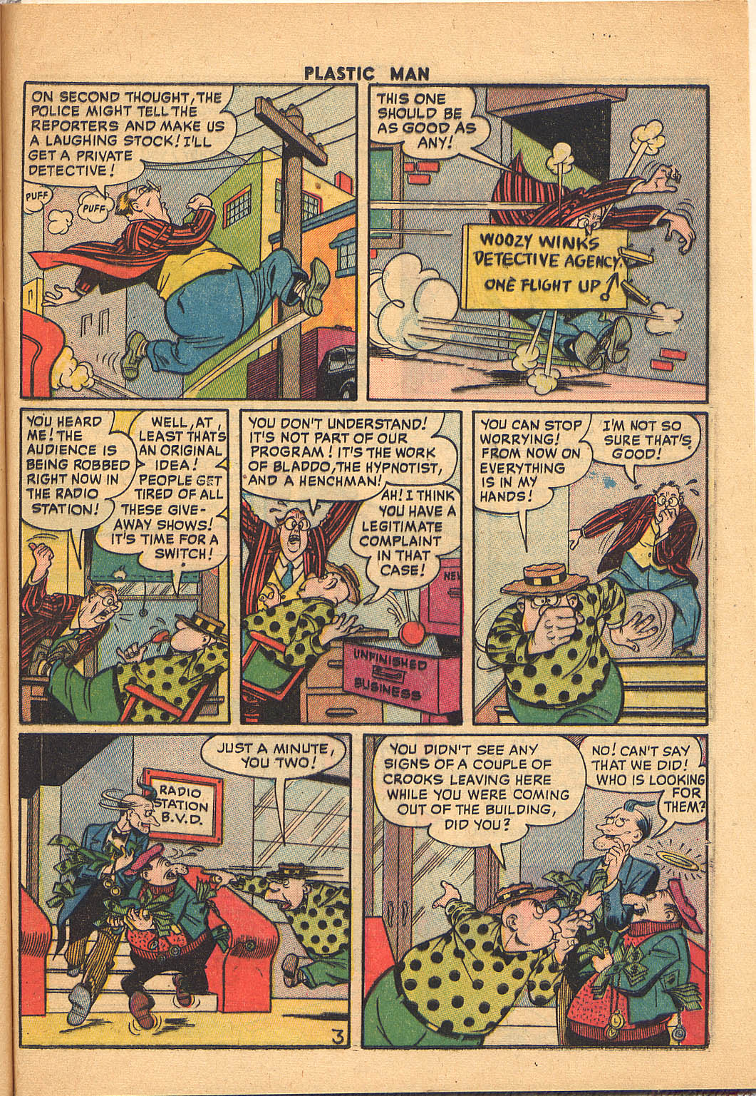 Read online Plastic Man (1943) comic -  Issue #26 - 37