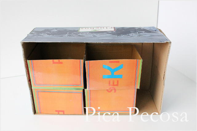 cajonera sobremesa diy cajas zapatos recicladas 04