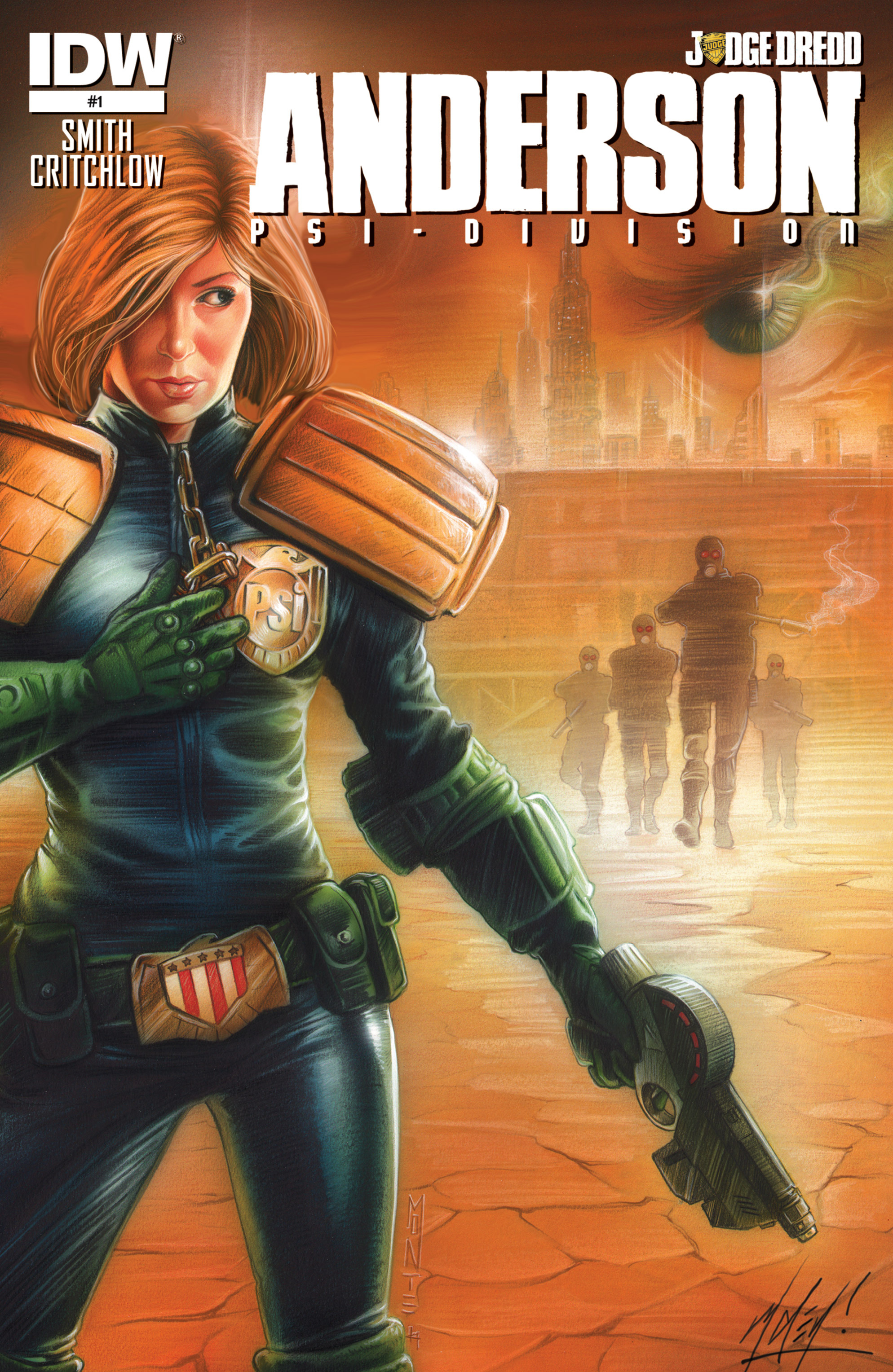 Read online Judge Dredd: Anderson, PSI-Division comic -  Issue #1 - 1