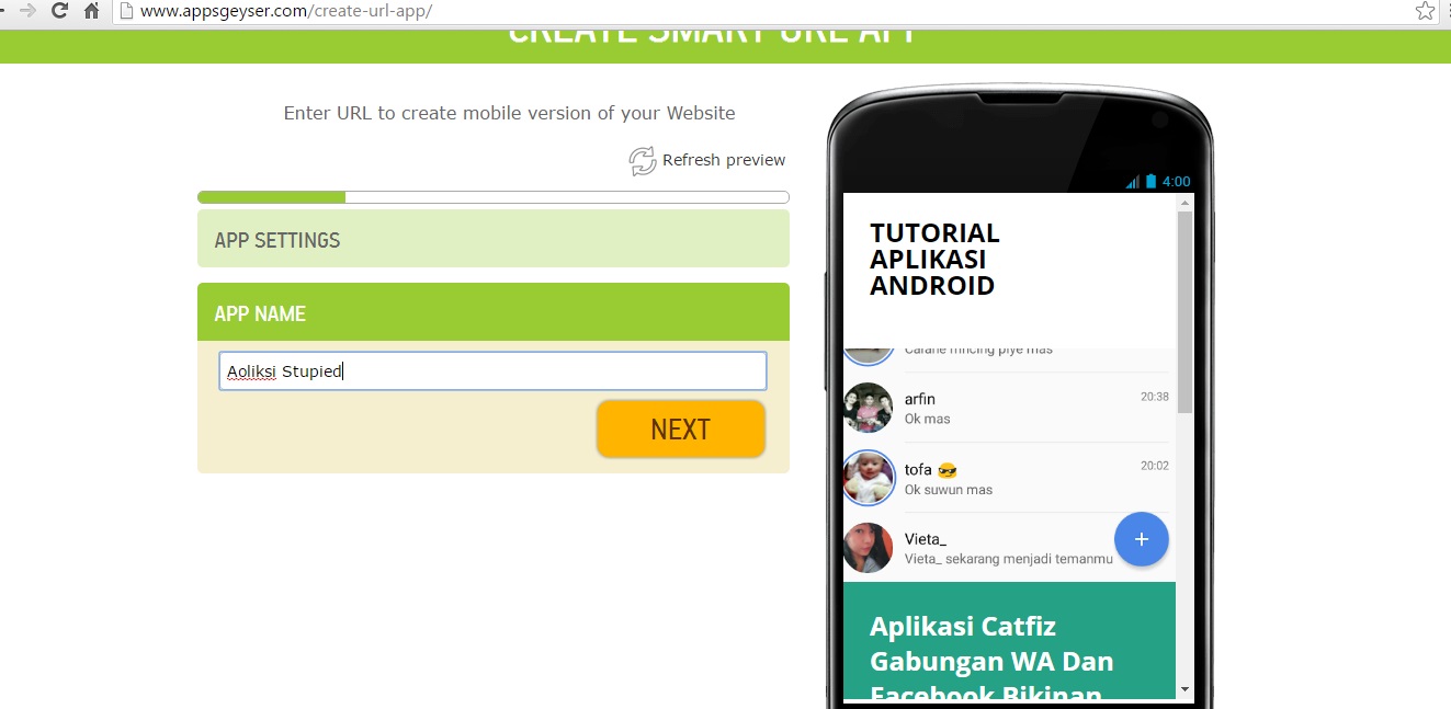 Cara Mudah Membuat Aplikasi Web Launcher Mengunakan ...