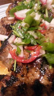 Friptura porc cu sos chimichurri