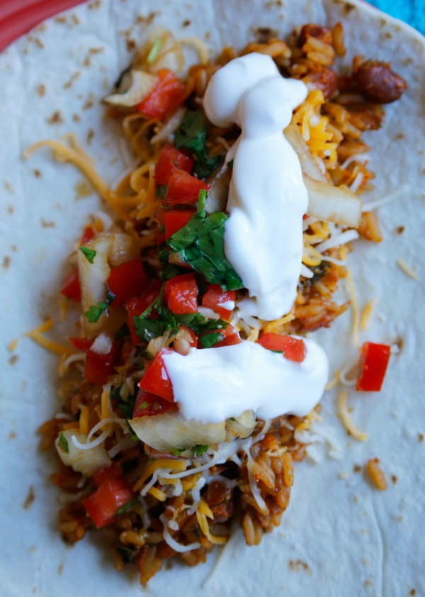 Kid Friendly Cheesy Pinto Bean and Rice Burritos Jordan's Easy