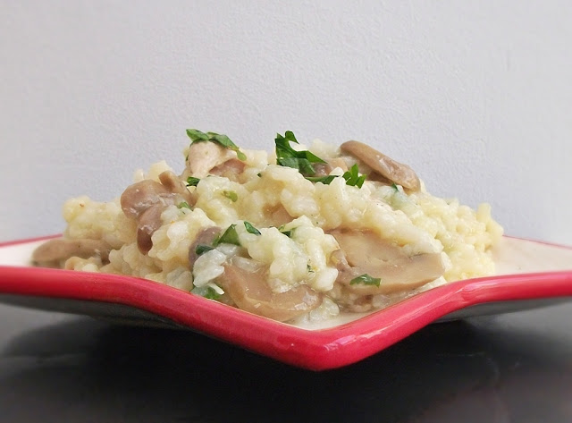 Orez cu pui si ciuperci