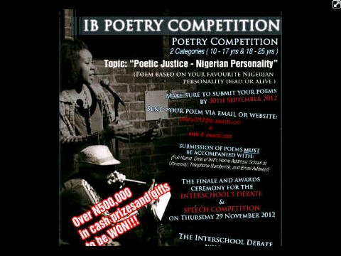 Inspiring Brilliance Poetry Competition: Poetic Justice, Nigerian Personality