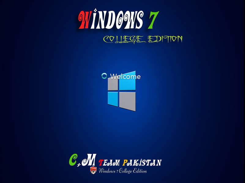 Windows 7 College Edition 2017 Lite x64 Bit By C.M Team Get Into Pc