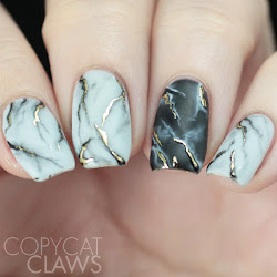marble nail nails gel ish dozen digit realistic does copycatclaws copycat claws nailsartideas