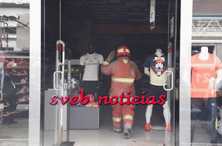 Se incendia tienda deportiva Sportico en Veracruz, Esteban Morales