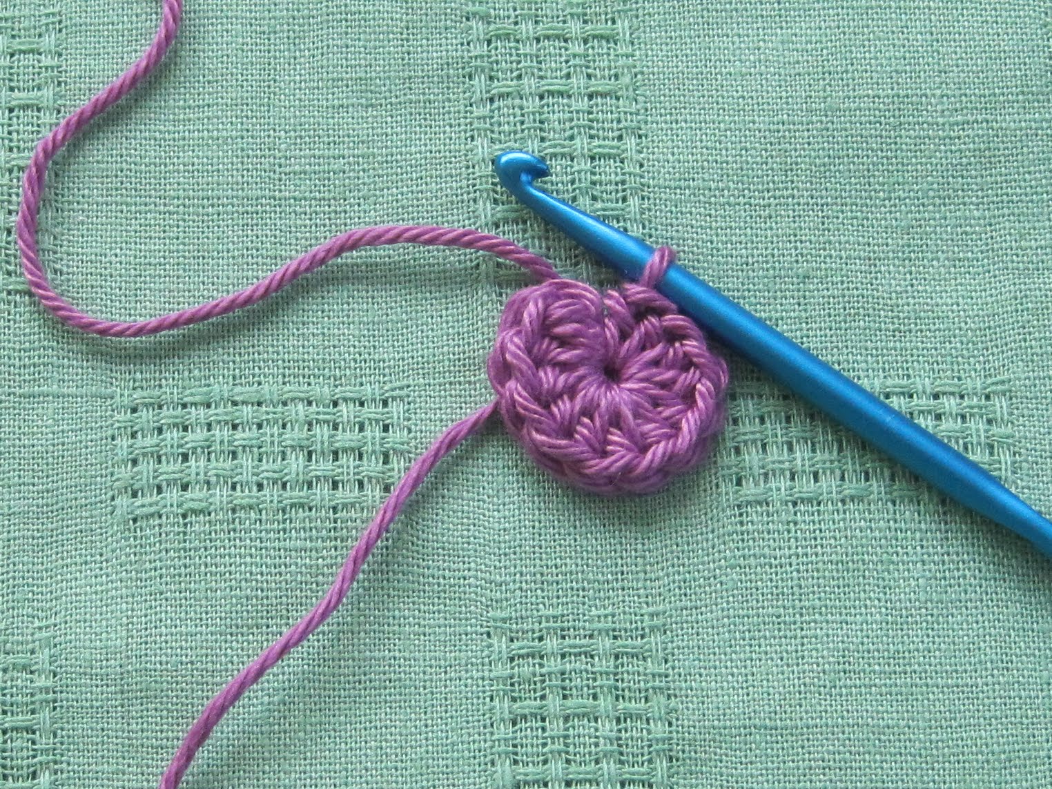 Crochet Granny Square Full Book Cover With Magnetic Button 