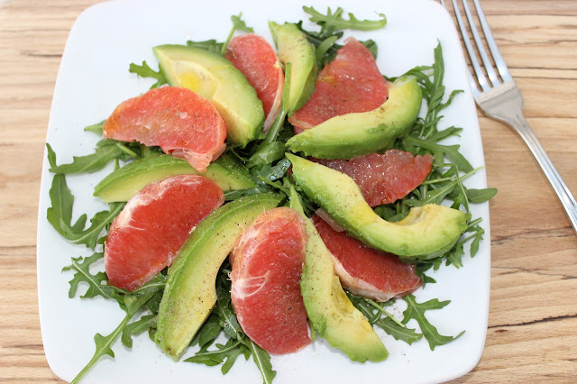 avocado and grapefruit salad