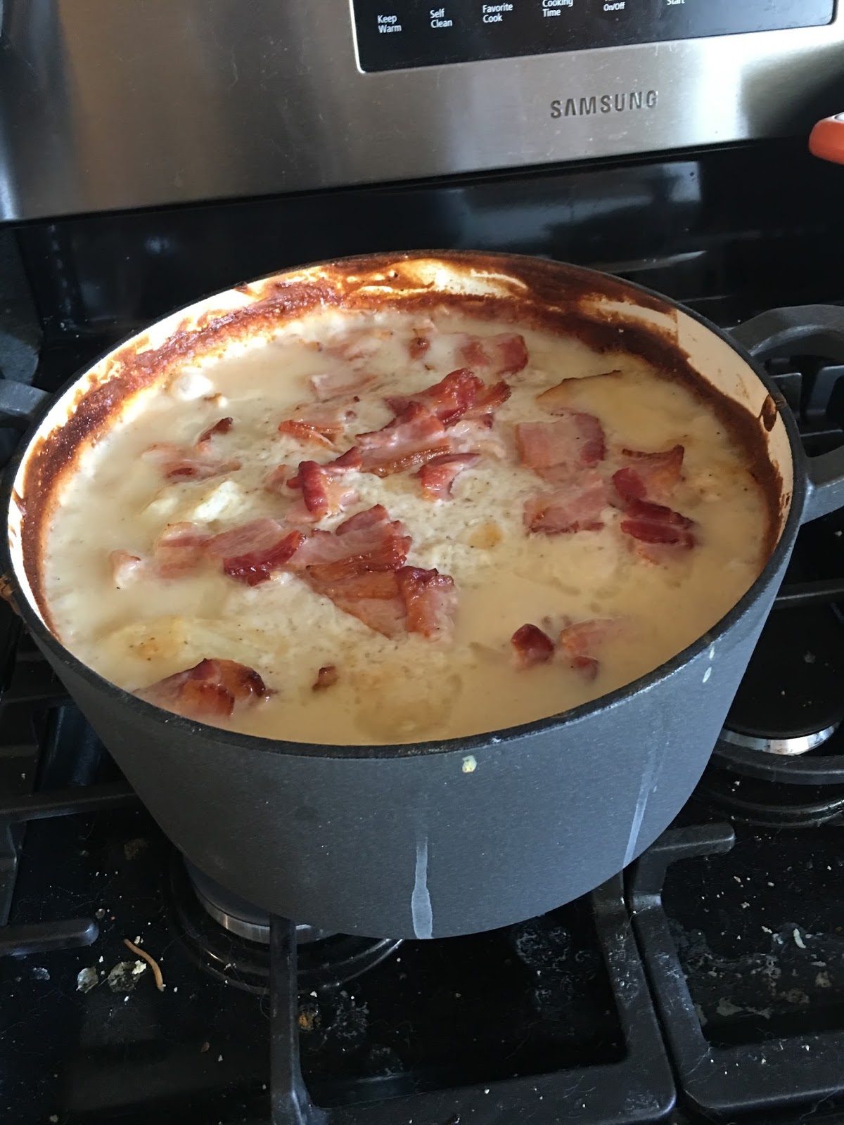 A Kick in the Kitchen Chrissy Teigen's Scalloped Potatoes