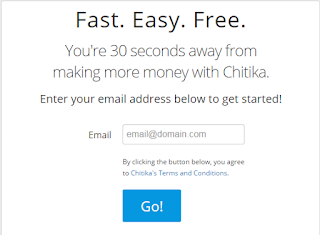 Sign Up Process Chitika, Blogger Ads network