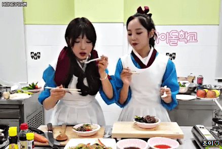 아이돌학교 결방대신 페이스북 생방송 몇몇 조합 움짤들.gif | 인스티즈