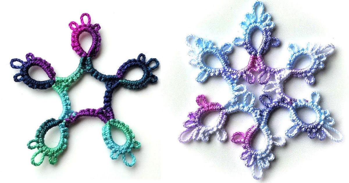 Yarnplayer's Tatting Blog Free easy tatted star and snowflake pattern