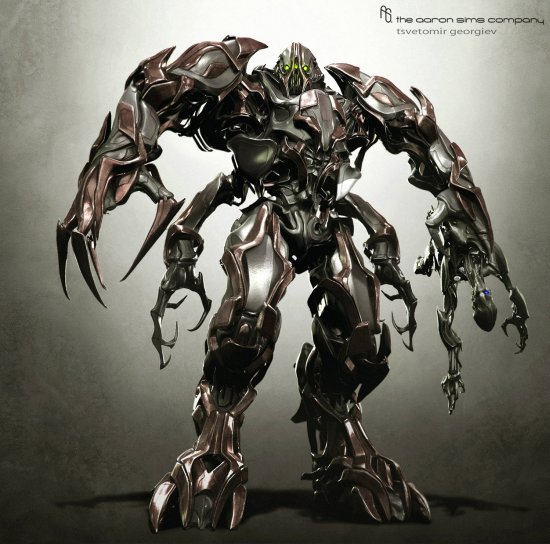 Tsvetomir Georgiev ilustrações artes conceituais e modelos 3D filmes Design para o filme Transformers 3