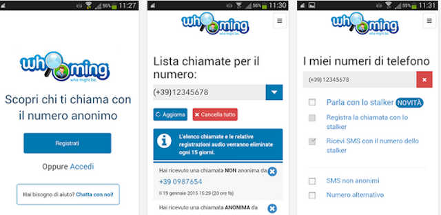 scoprire numero anonimo android