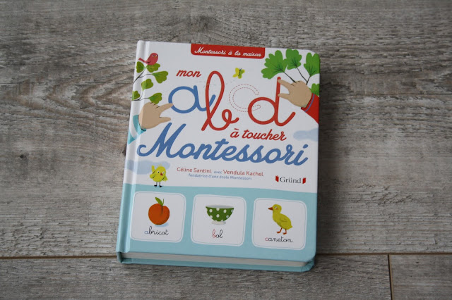 Mon abcd à toucher Montessori de chez Gründ