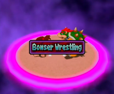 Bowser Wrestling Mario Party 4 Bowser Wrestling Donkey Kong minigame