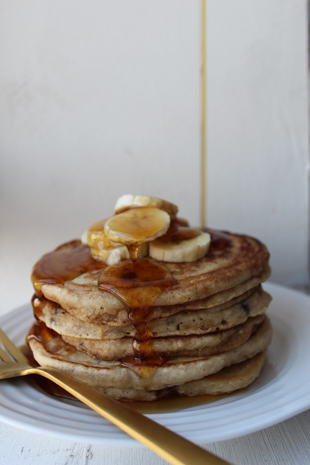 The Rosiest Cheeks Banana Chocolate Cinnamon Pancakes