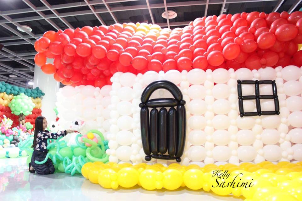 Belle de Balloon Artist Guinness World Record, The Largest Balloon Project in Xiamen China. The