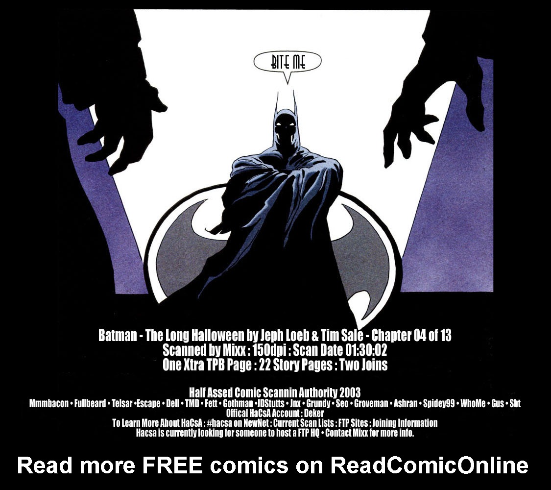 Read online Batman: The Long Halloween comic -  Issue # _TPB - 143