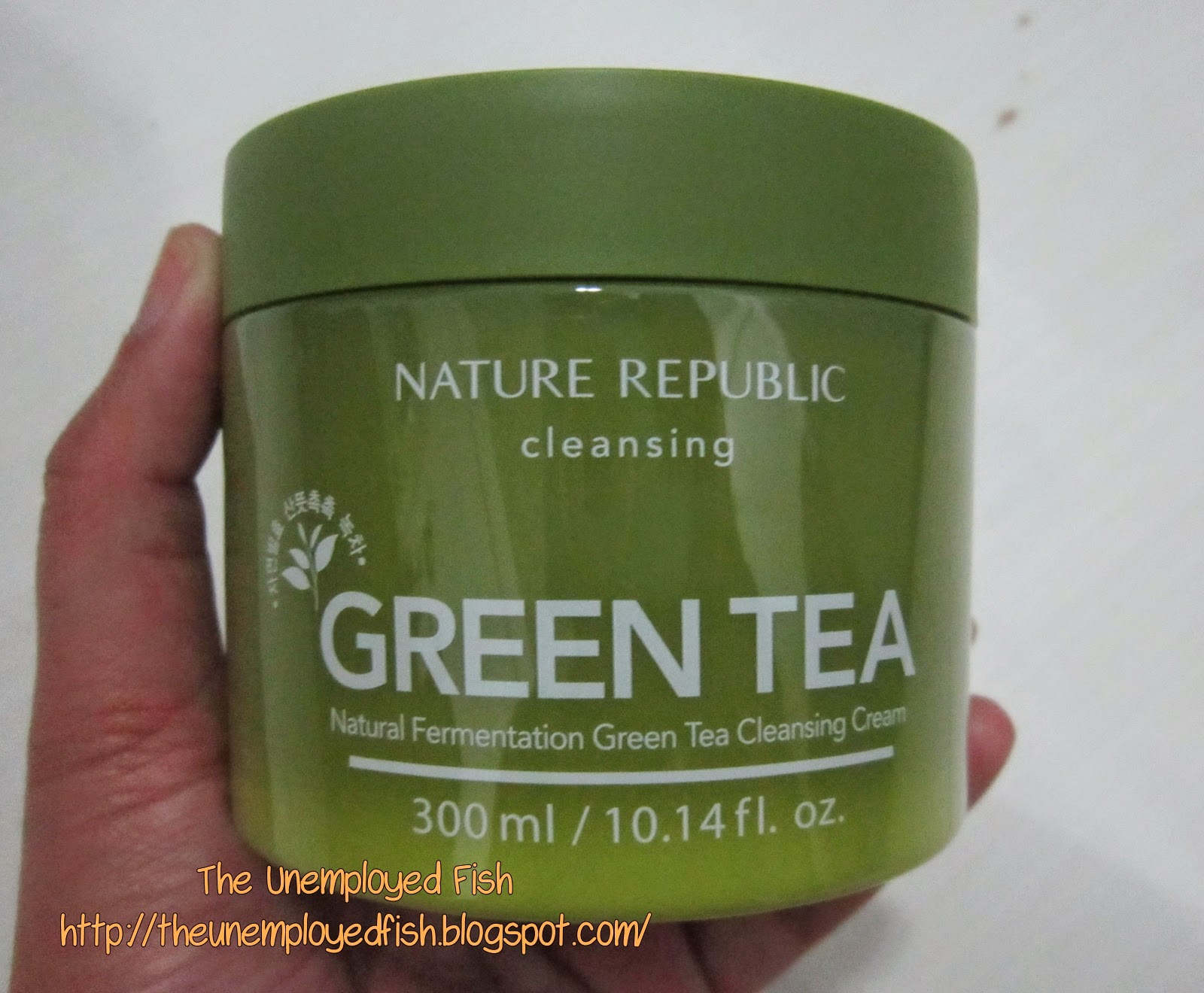 The Unemployed Fish REVIEW Nature Republic Green Tea Cleansing Cream