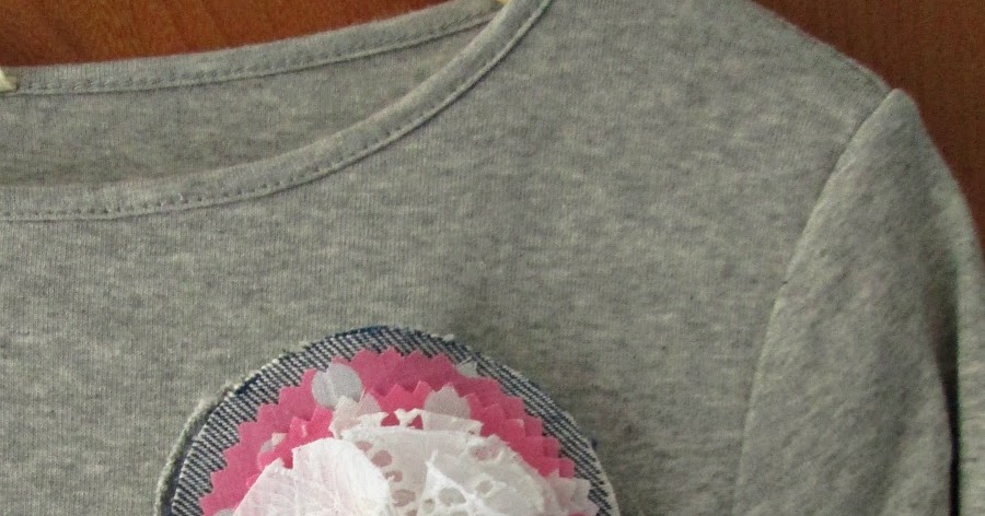 a few pretty things: Denim and sweater fabric brooches