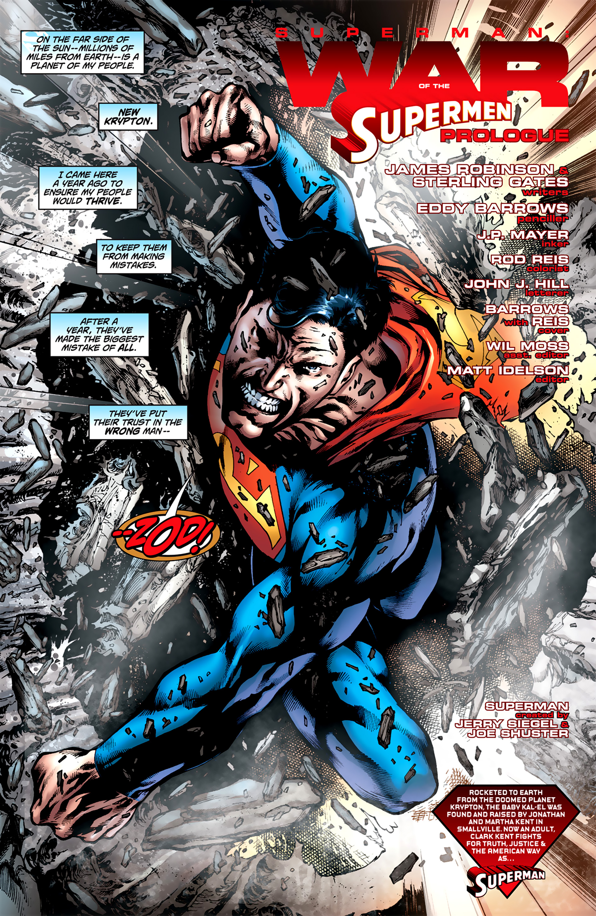 Read online Superman: War of the Supermen comic -  Issue #0 - 2