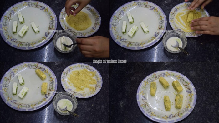 Paneer Papad Fingers - Easy Starter Recipe - पनीर पापड़ फिंगर्स - आसान स्टार्टर रेसिपी - Priya R - Magic of Indian Rasoi