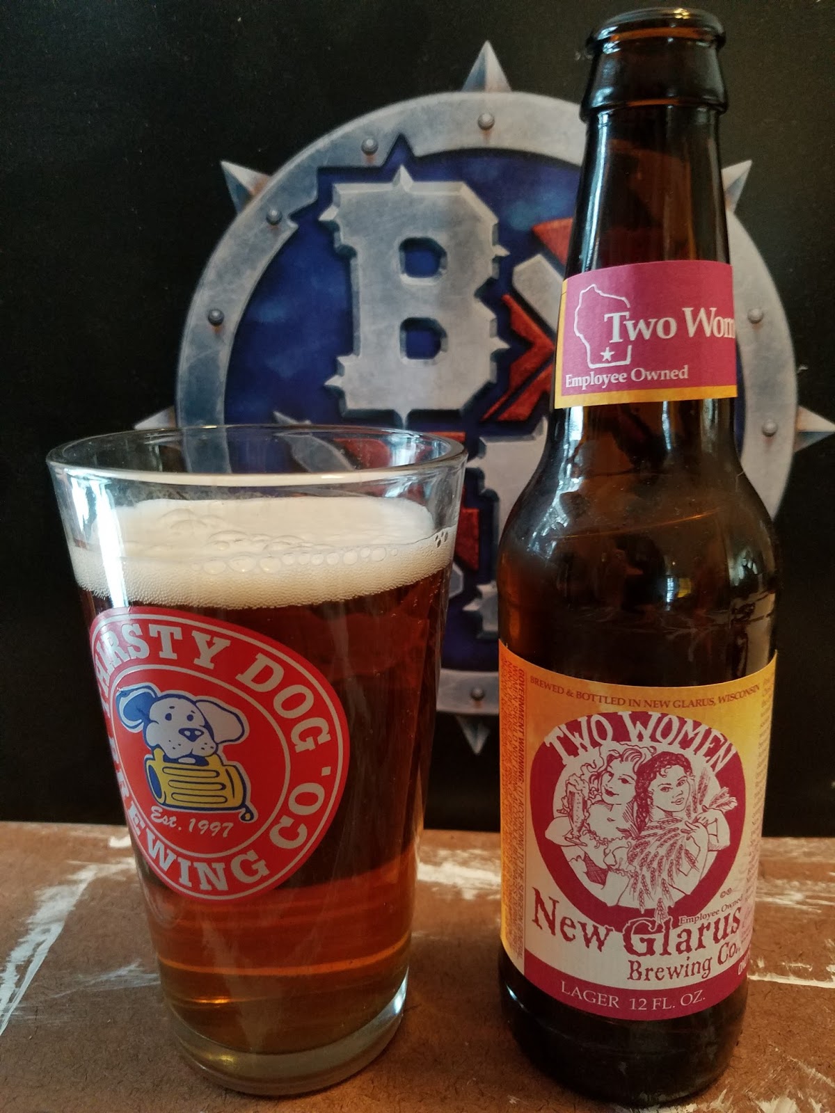 Drinkin' and Modelin' Beer Review New Glarus Two Women Lager