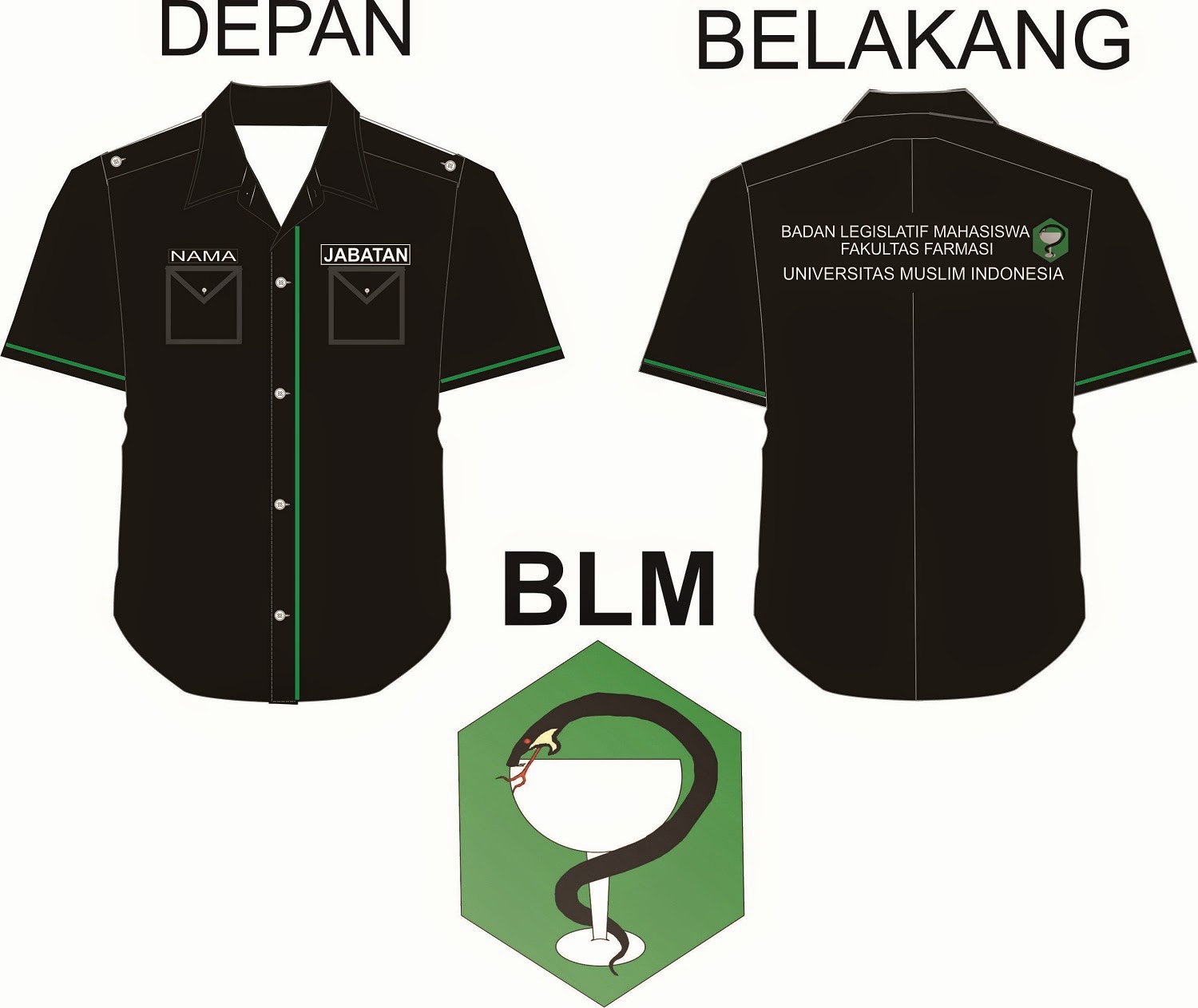 Photo Desain Baju Pdh Hmi Kerabatdesain