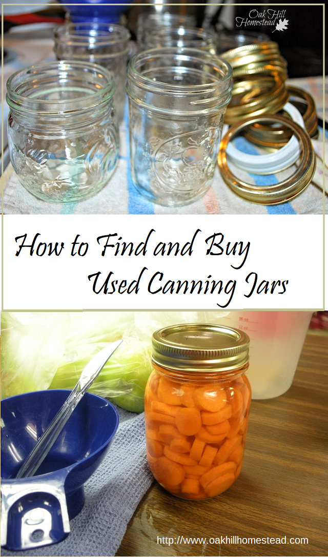 How to Find and Buy Used Canning Jars Oak Hill Homestead