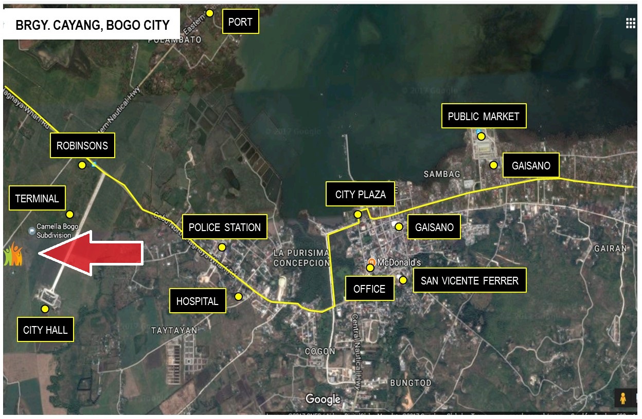 Bogo City Cebu Map City Of Bogo: September 2017