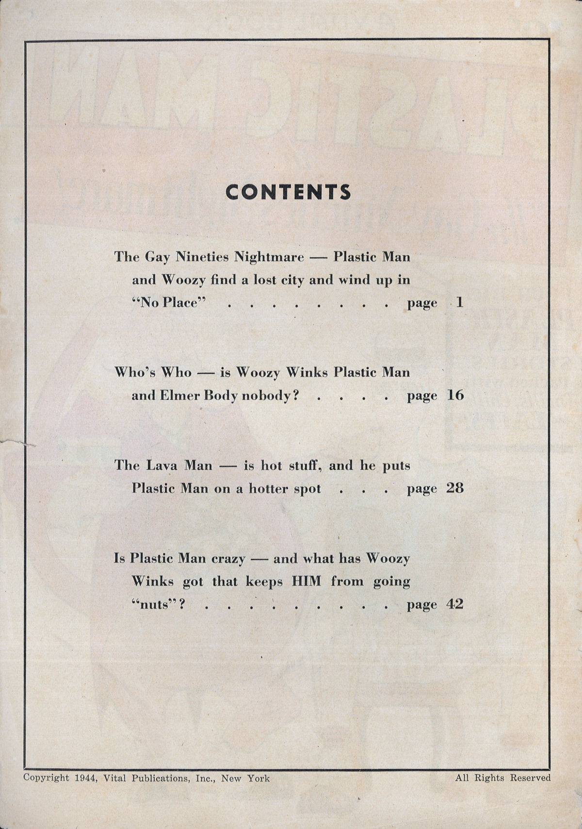 Read online Plastic Man (1943) comic -  Issue #2 - 2