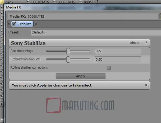Efek Stabilizer di Sony Vegas ! (Untuk Mengatasi Video Goyang / Shake