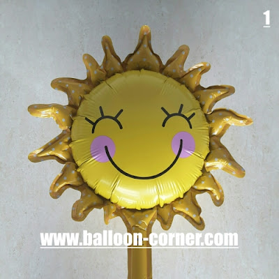 Balon Foil Seri SUN EMOJI Mini