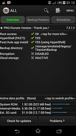 titanium backup pro apk