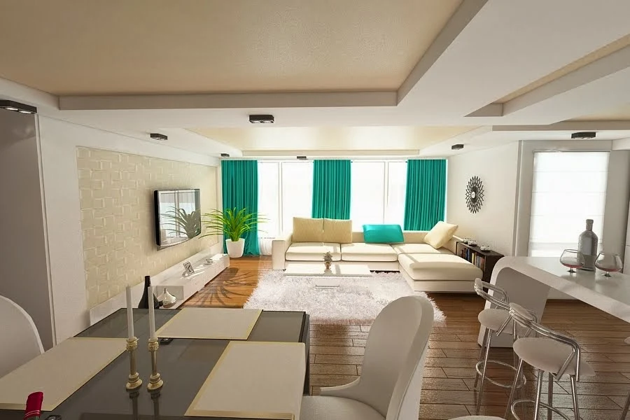 Design interior living apartament modern Constanta - Amenajari Interioare / Arhitect Constanta