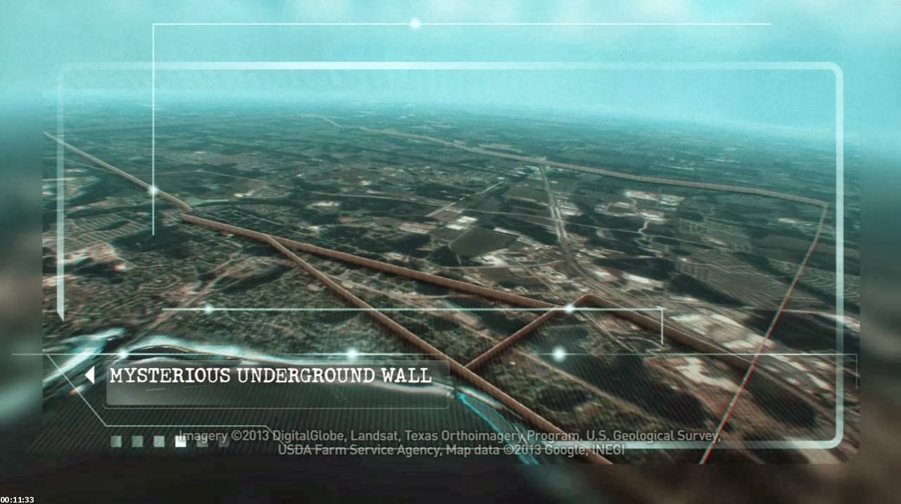 5 second review America Unearthed Season 2 Episode 3 Great Wall of Texas