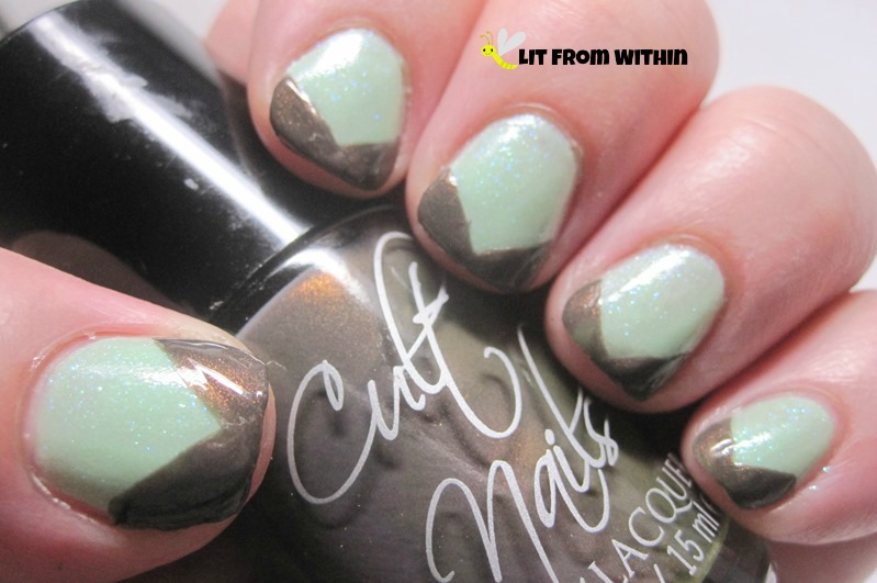 Cult Nails Midnight Mist, a gorgeous mushroom-y taupe with a copper shimmer