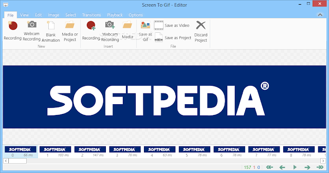 تحميل برنامج تصوير سطح المكتب صورة متحركة gif مجانا Screen To Gif 1.4.2
